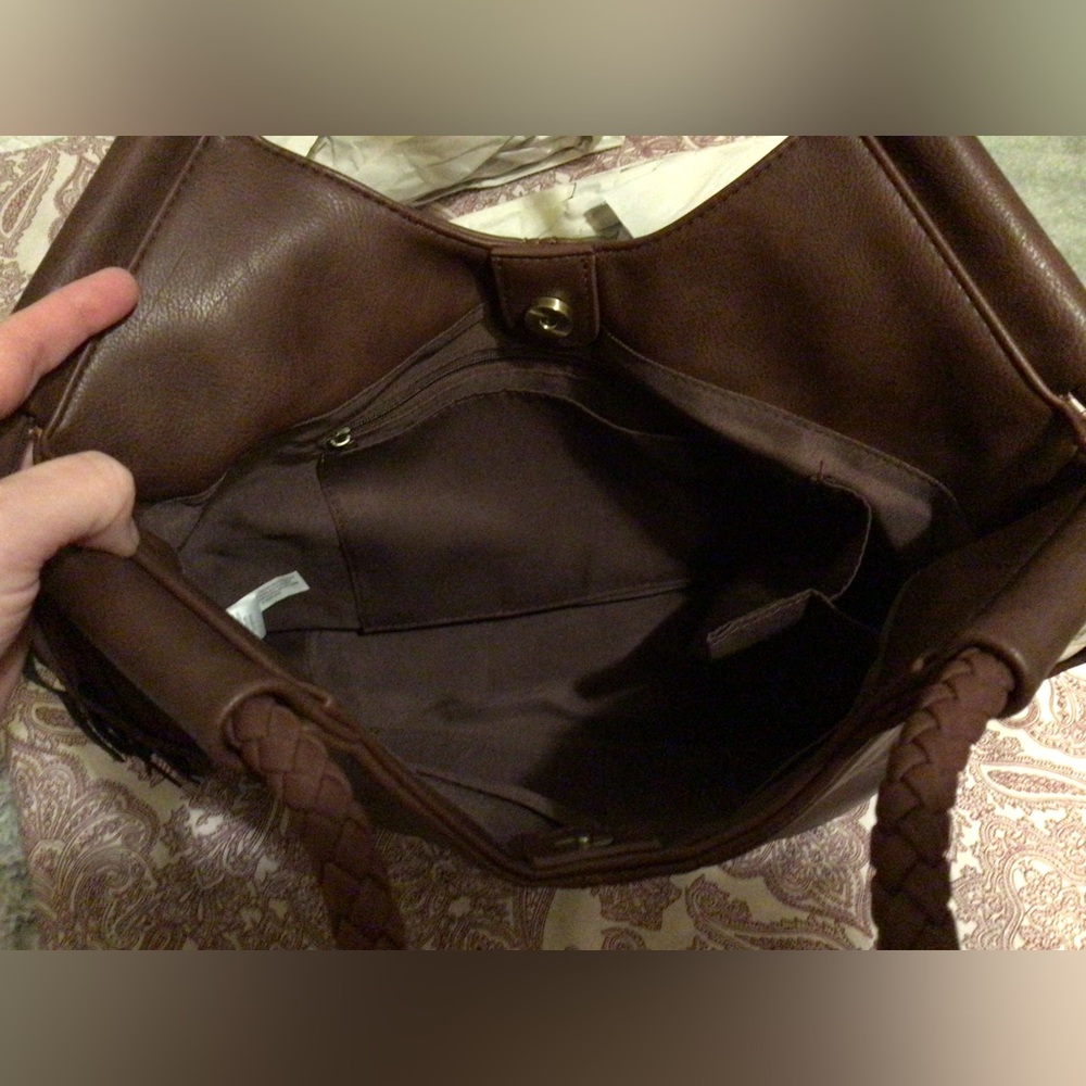 NWT West of Melrose Fringe Benefits Tote Bag - Picture 3 of 5